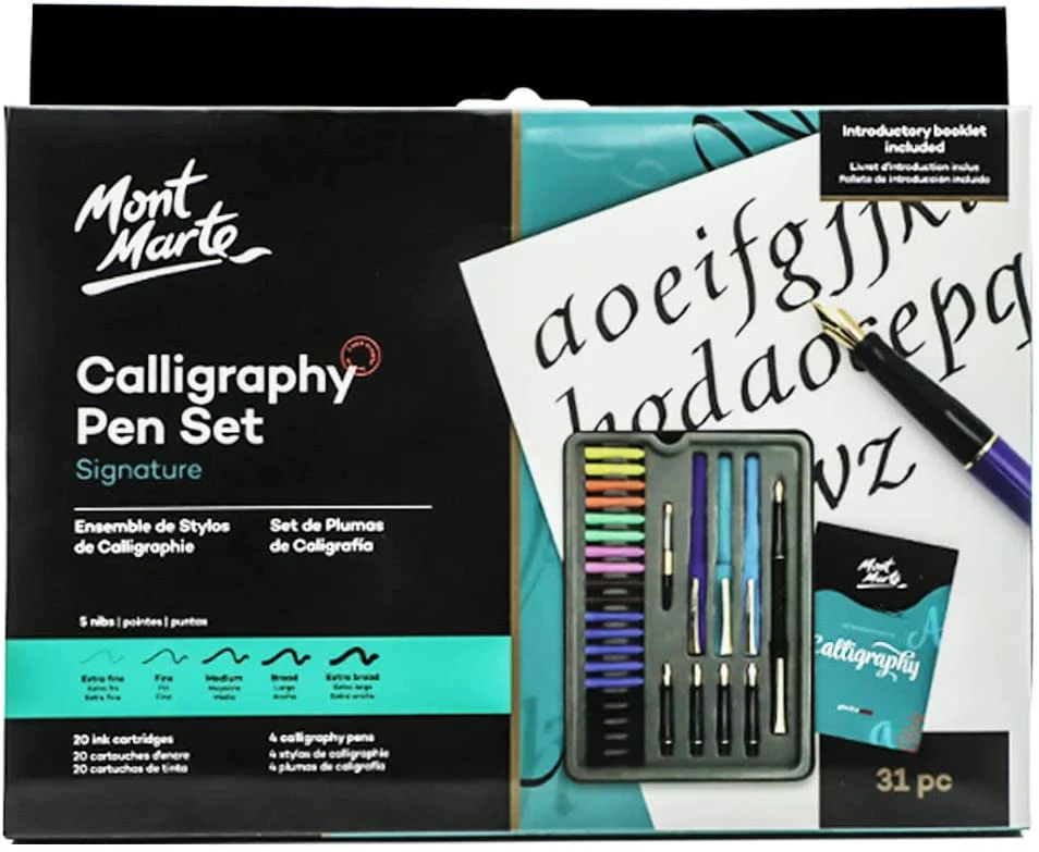 Mont Marte Signature Calligraphy Pen Set of 31pc - Image 2