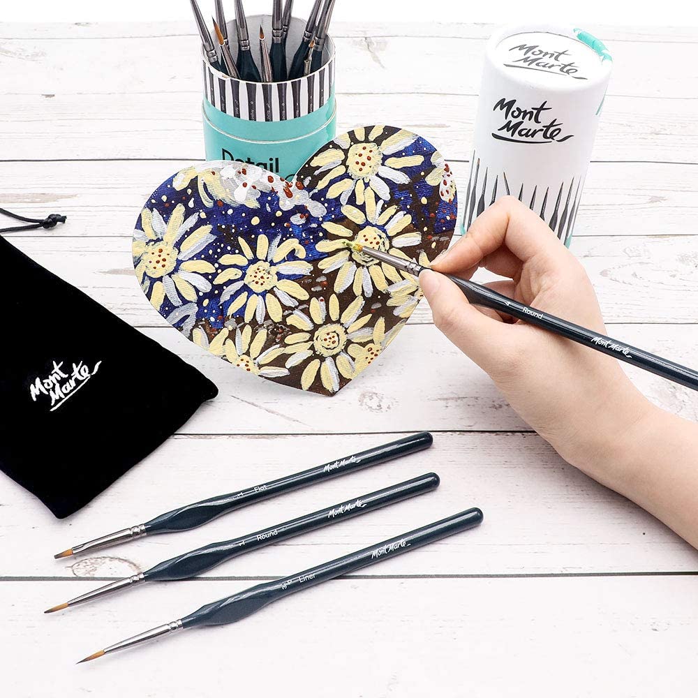 Mont Marte Signature Detail Brush Set Of 15 - Image 2