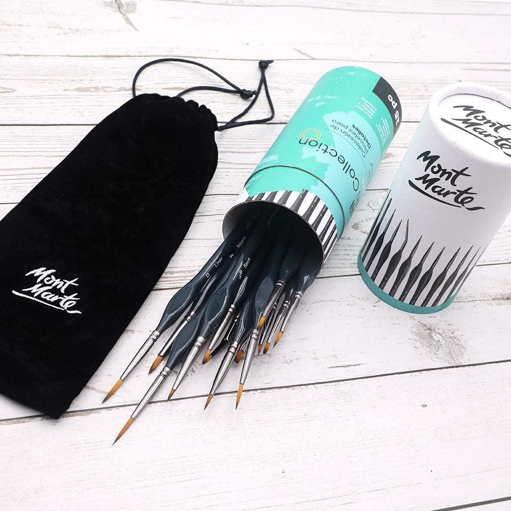Mont Marte Signature Detail Brush Set Of 15 - Image 3