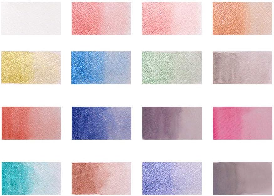 Mont Marte Signature Metallic Watercolor Paint Set 17 Pcs - Image 5