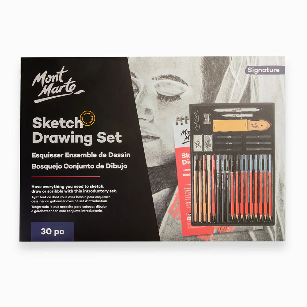 Mont Marte Sketch Drawing Set - 30 pcs