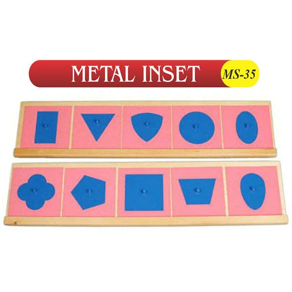 Montessori Metal Insets Tracing Tray