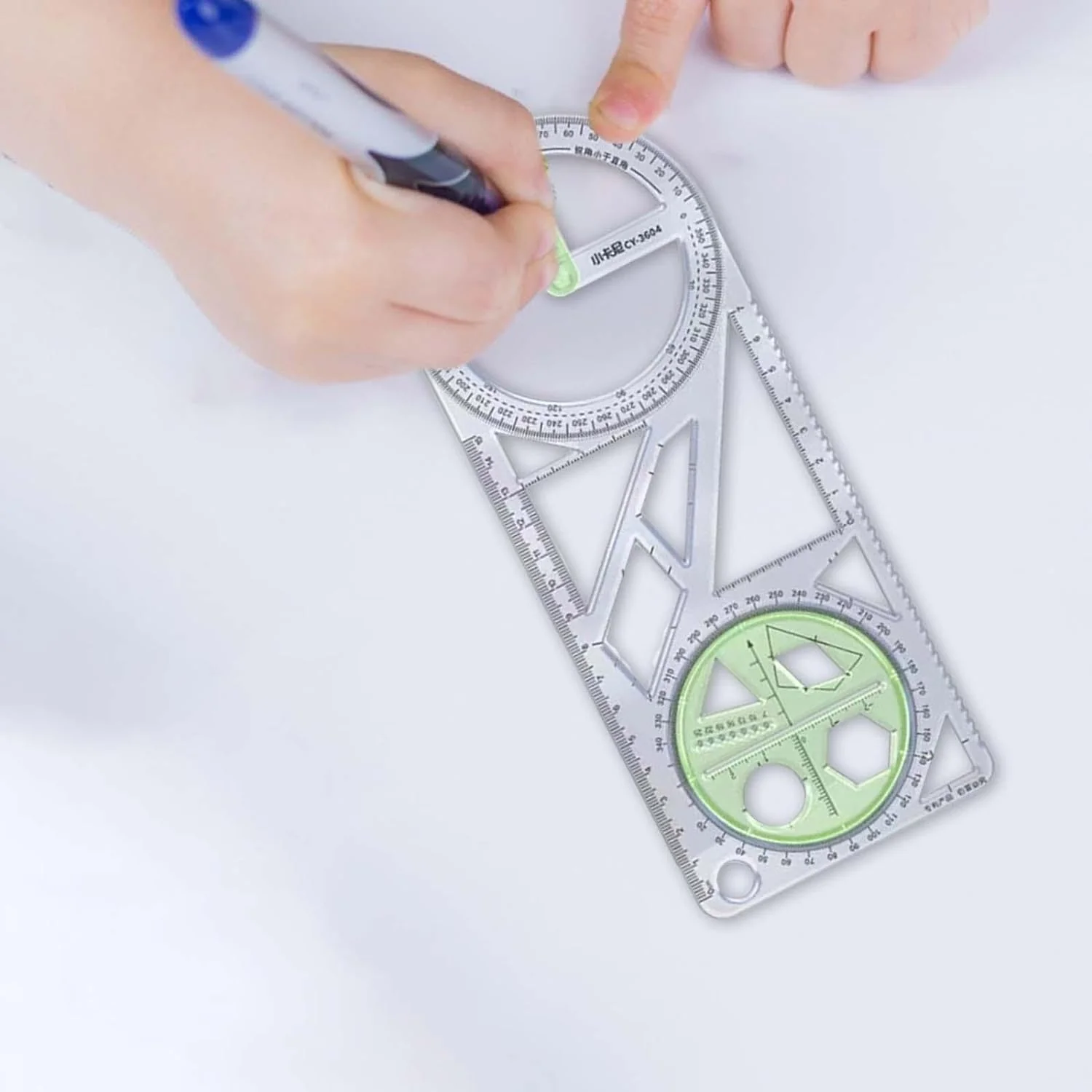 Multifunctional Geometric Drawing Ruler - Image 3