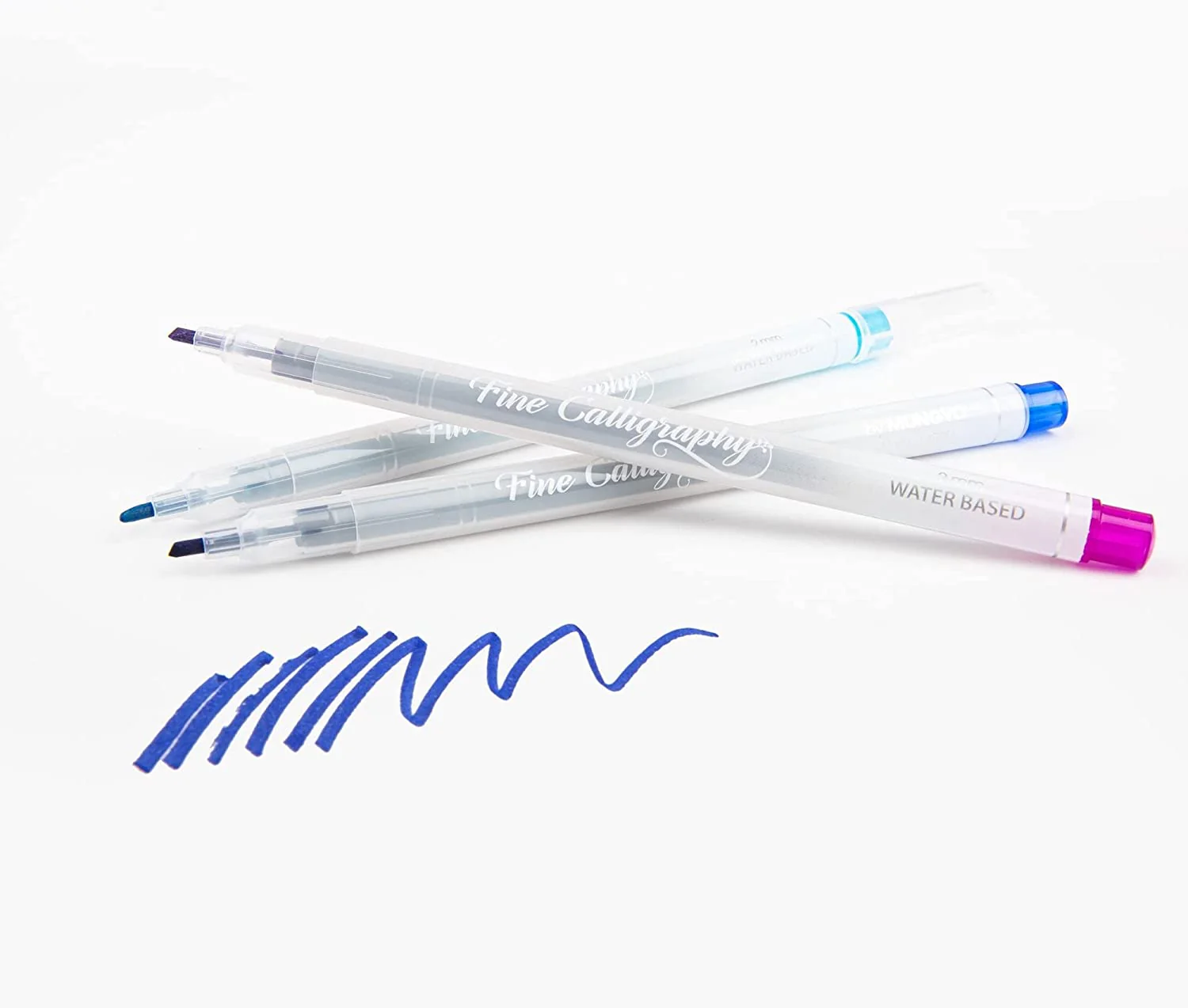 Mungyo Calligraphy Pen Set Of 12 Assorted Colours - Image 3