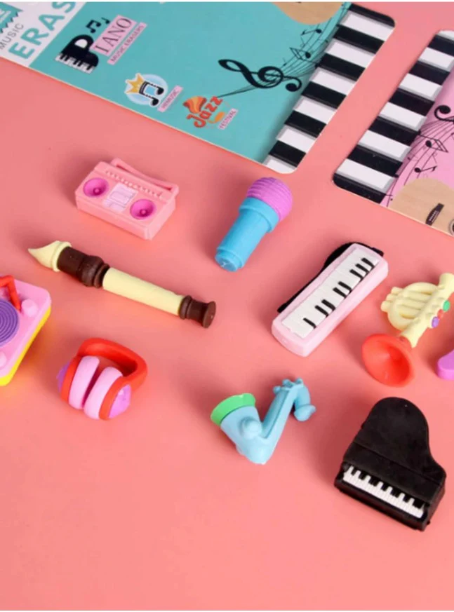 Musical Instrument Design Random Eraser 1pack - Image 2