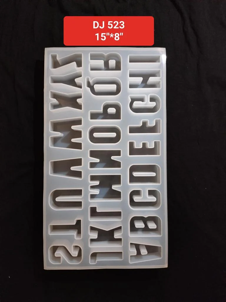 Numbers Molds Letters Silicone Mold 3D Fondant Mold 15''*8''