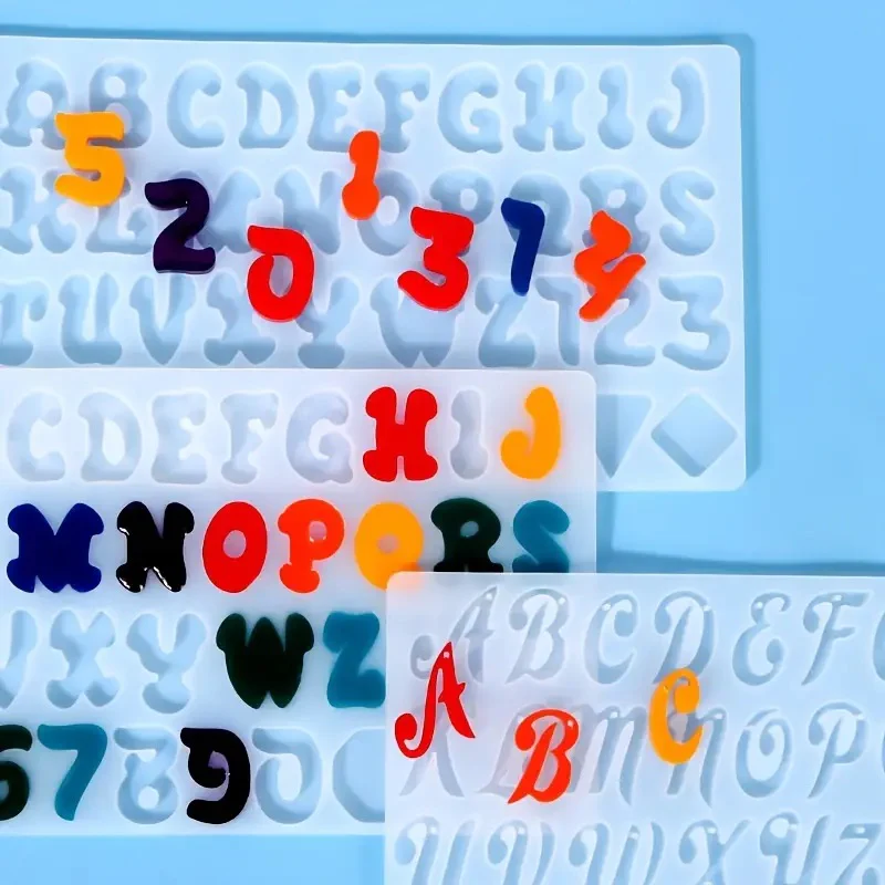 Numbers Molds Letters Silicone Mold 3D Fondant Mold 6''*10'' - Image 3