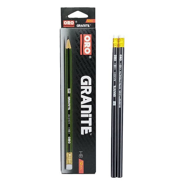 Oro Granite Lead Pencil Pack of 12 - Image 4