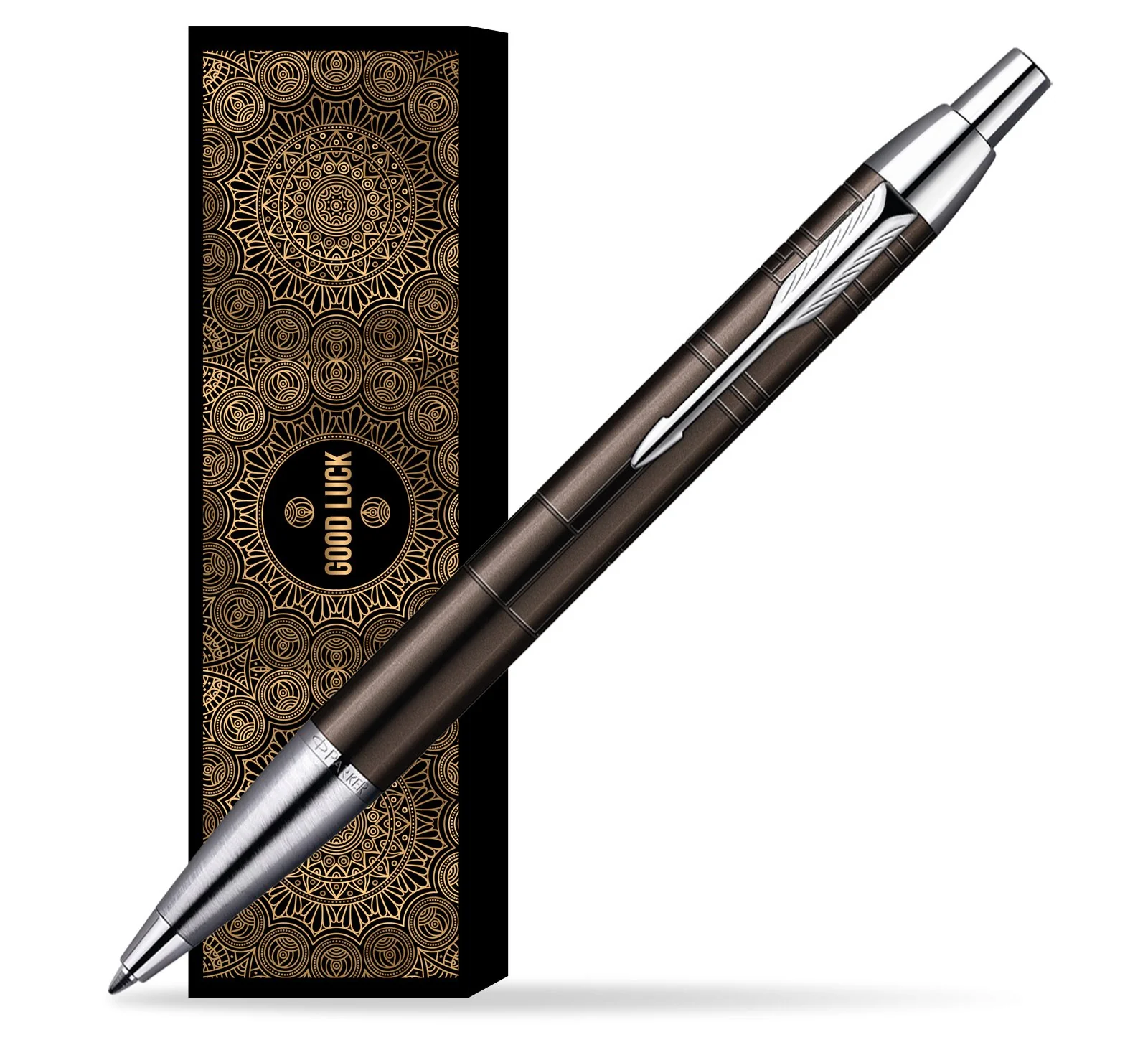 Parker IM Premium Metallic Brown Lacquer CT Ballpoint Pen - Image 2