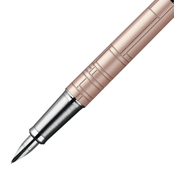 Parker IM Premium Metallic Pink Lacquer CT Fountain Pen - Image 2
