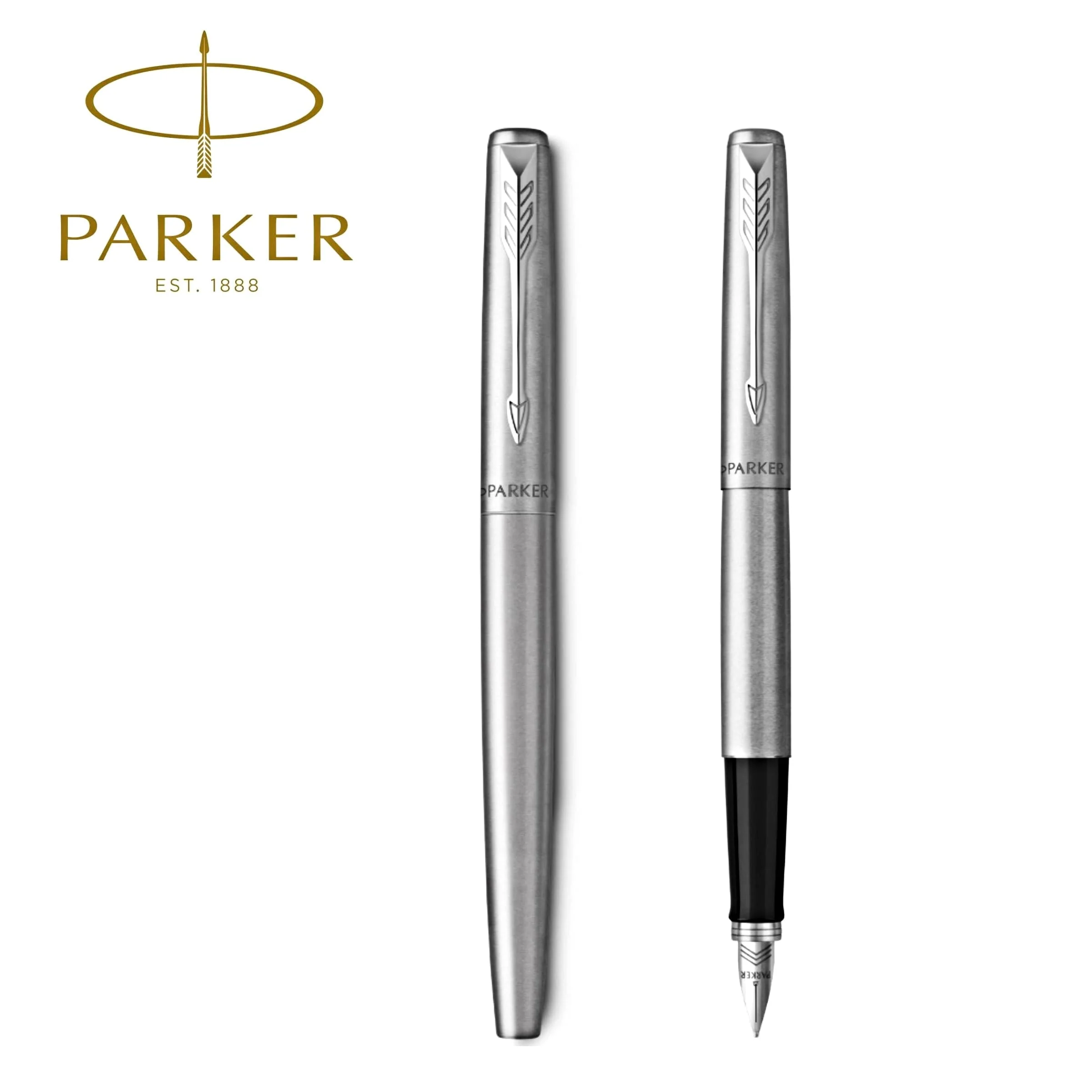 Parker Jotter Fountain Pen Stainless Steel CT (Core Series) - Image 3