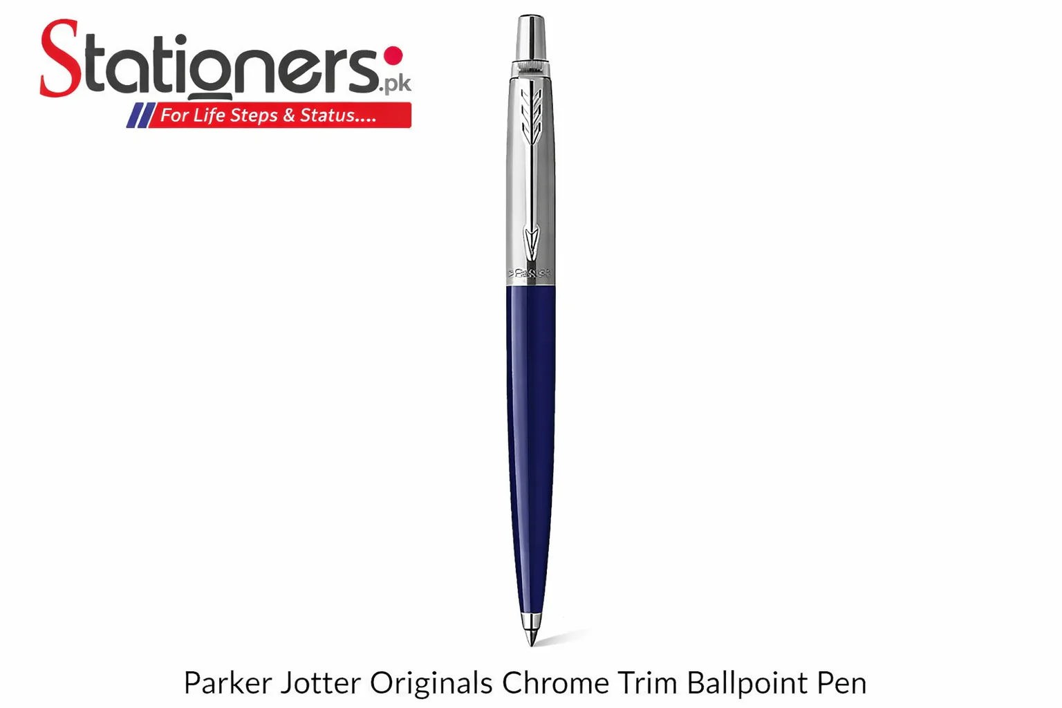 Parker Jotter Originals Chrome Trim Ballpoint Pen - Image 2