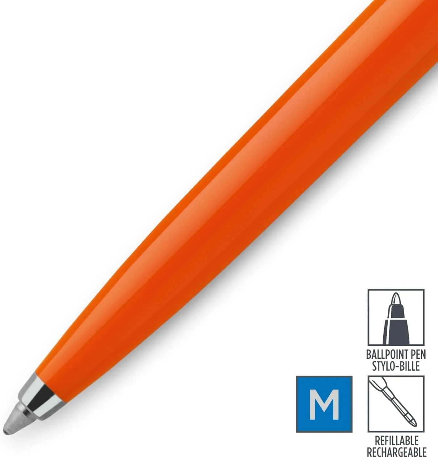 Parker Jotter Originals Orange Ballpoint Pen - Image 3
