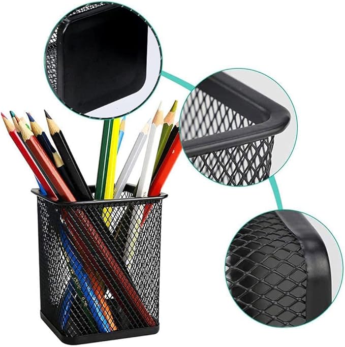 Pen Stand and Stationery Holder Metal Mesh Choras - Image 5