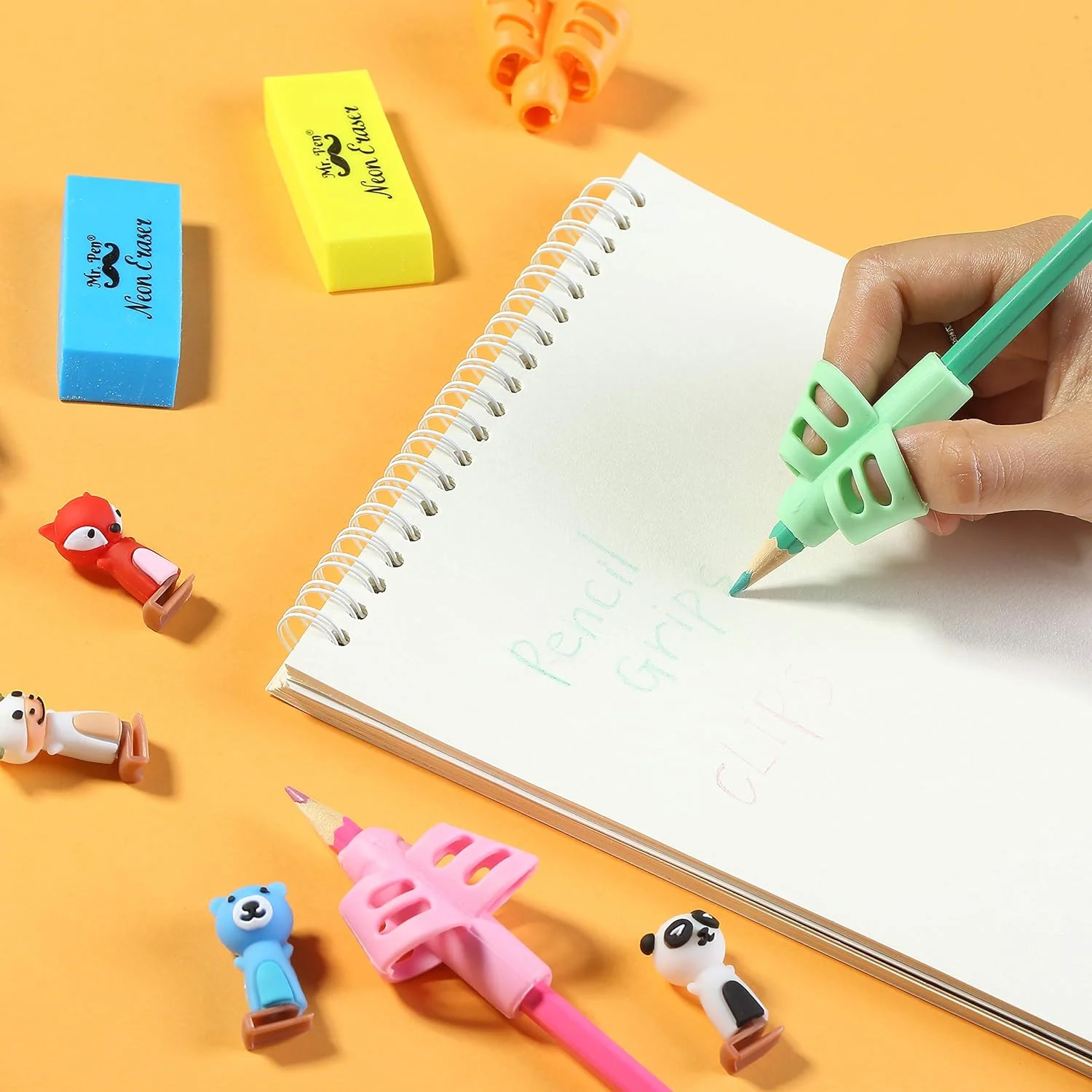 Pencil Grips Pen Holder Pack Of 4 - Image 5