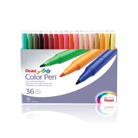 Pentel Arts Color Pen Marker Set - Image 3