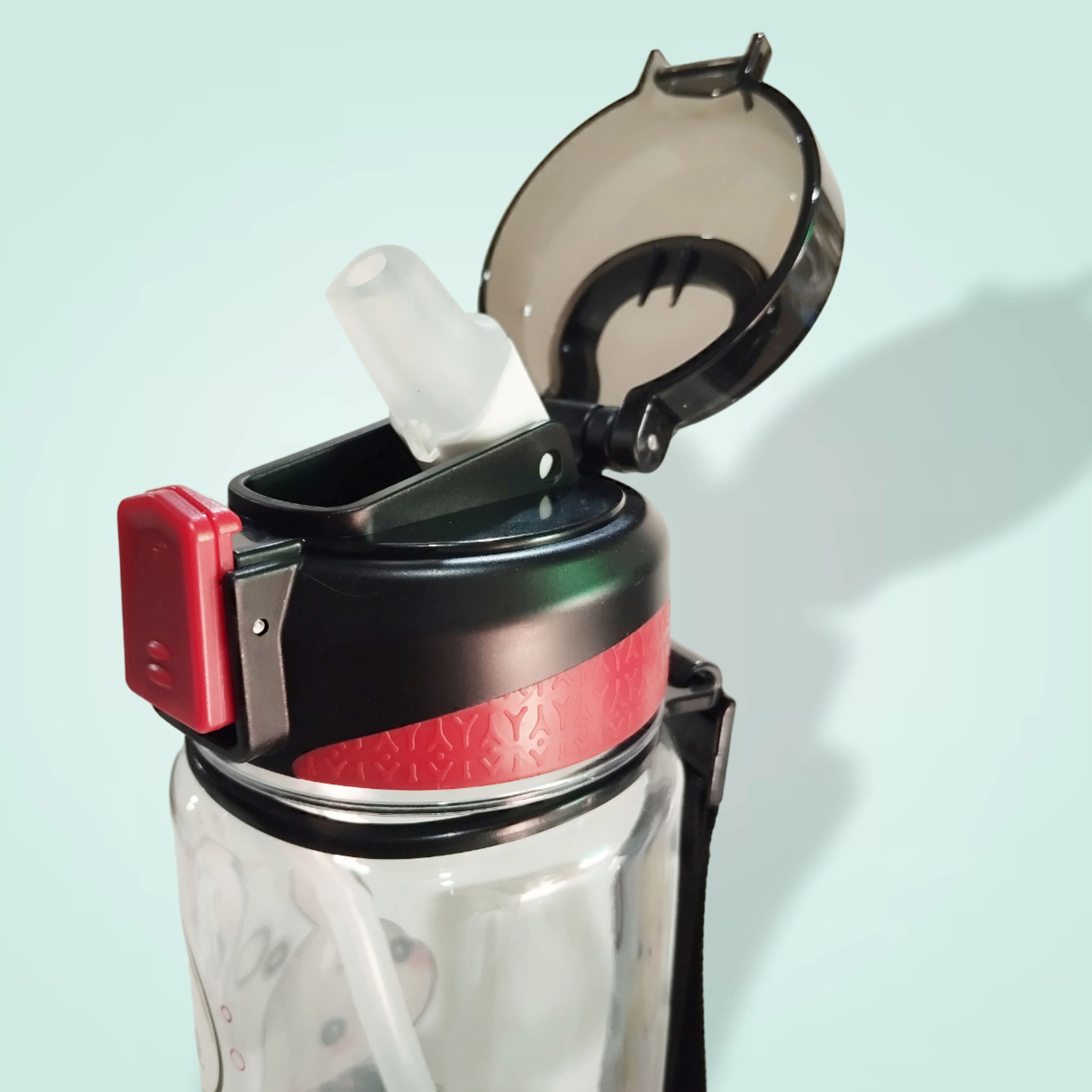 Plastic Kettle with Cartoon Design Sports Water Bottle 800ml - Image 4