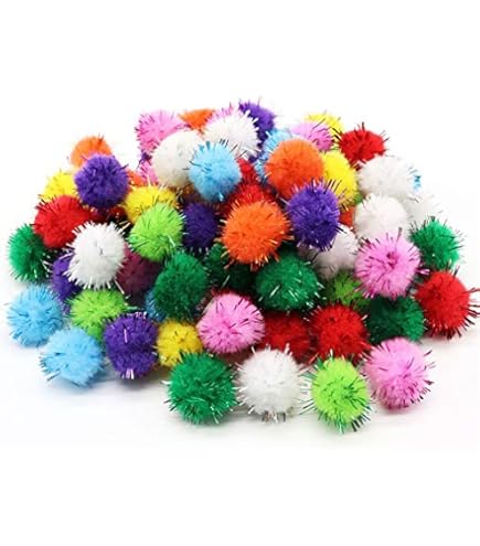 Pom Pom Glitter Large No-24224-7 - China