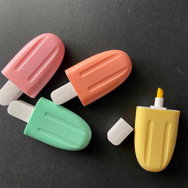 Popsicle Ice Cream Highlighter -Marker Pens Pack of 6 - Image 3