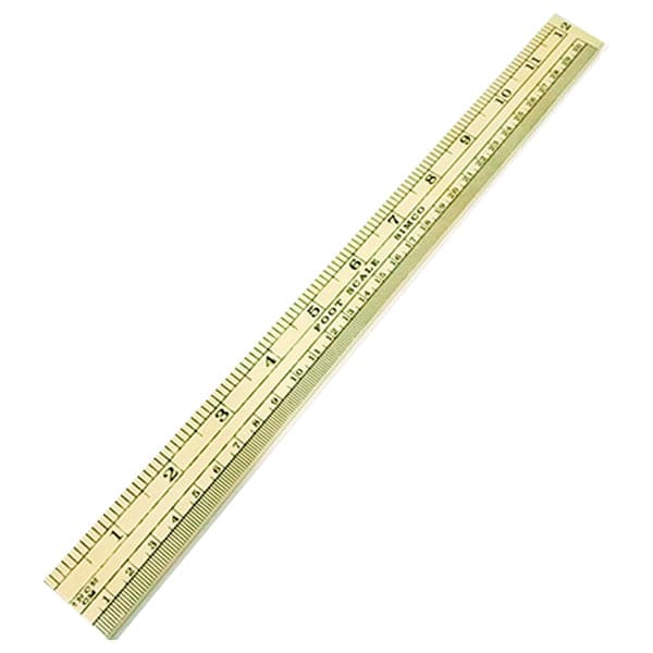 Premium  Wooden Ruler 12''