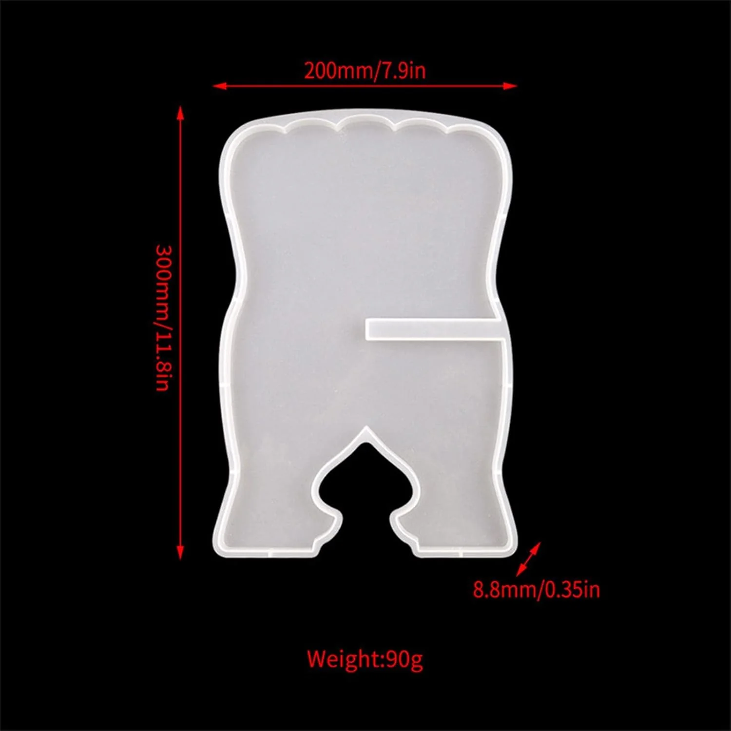 Reading Book Stand Silicone Mold – Interlocking Resin Book Holder Mould for Cookbook, Qur’an & Decorative DIY Crafts - Image 3
