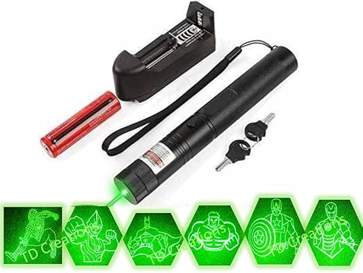 Rechargeable Green Laser Pointer Light 5 Upto Mile + Battery - Image 3
