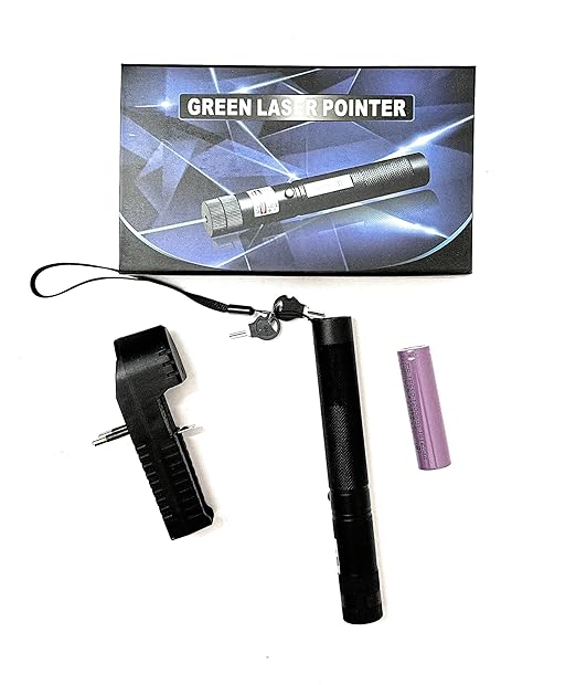 Rechargeable Green Laser Pointer Light 5 Upto Mile + Battery - Image 4