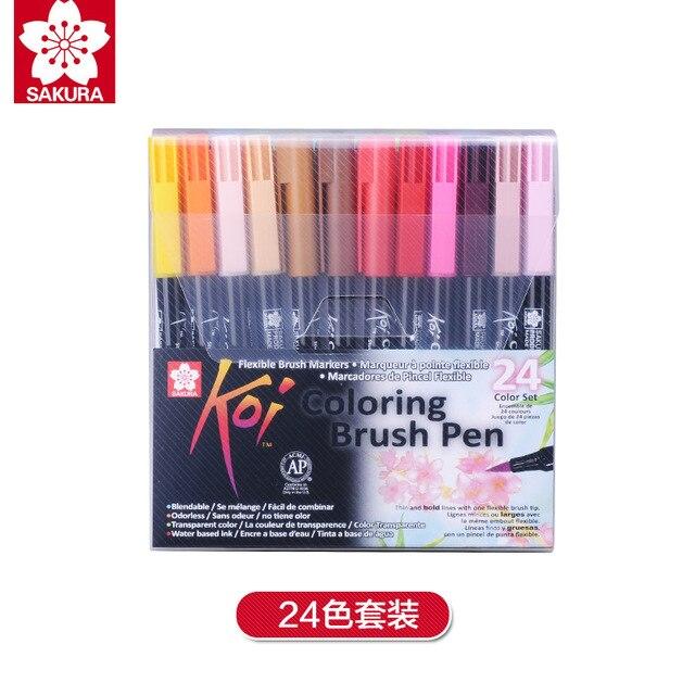 Sakura Koi Coloring Brush Pen Marker Set - Image 8