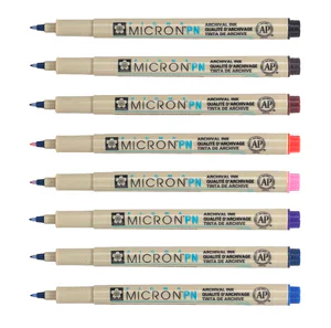 Sakura Pigma Micron Color Bursh Pen Pack of 8 - Image 3