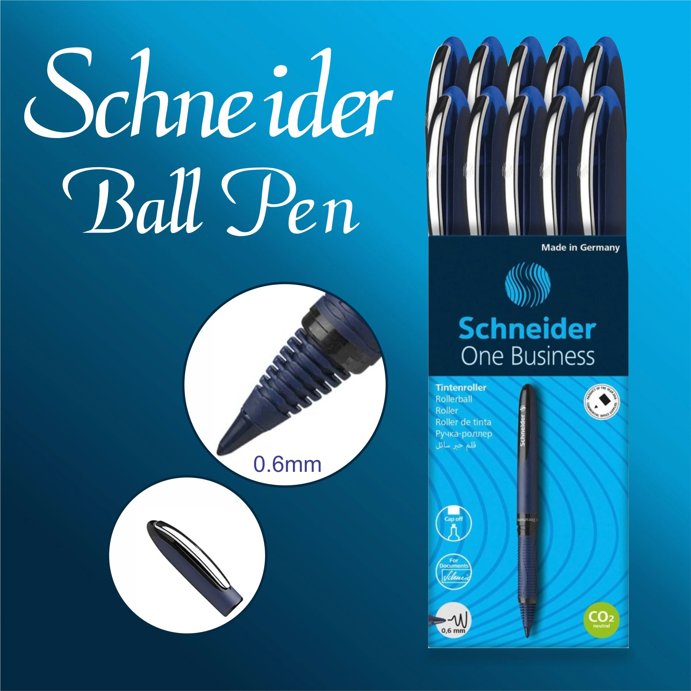 Schneider One Business Roller Ball Pen 1pc - Image 2
