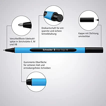 Schneider Slider Edge XB Ballpoint Pen (1pc) - Image 4