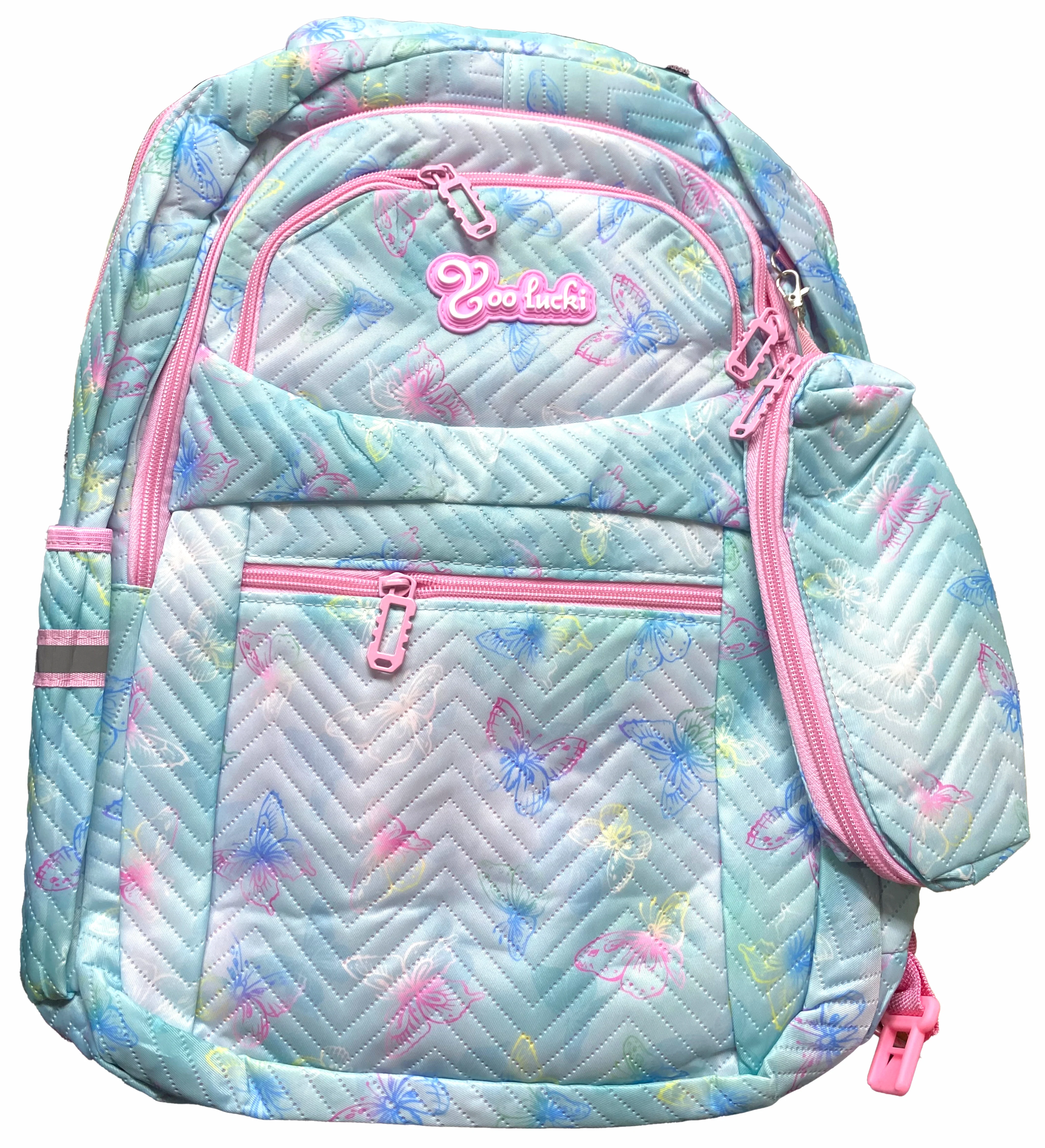 School Bag with pouch # 17001 / 17005 - Image 2