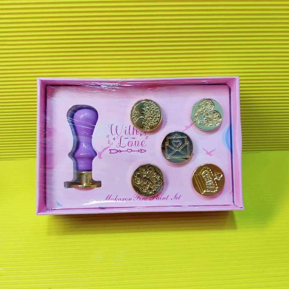 Sealing Wax with 6 Different Stamps - Image 2