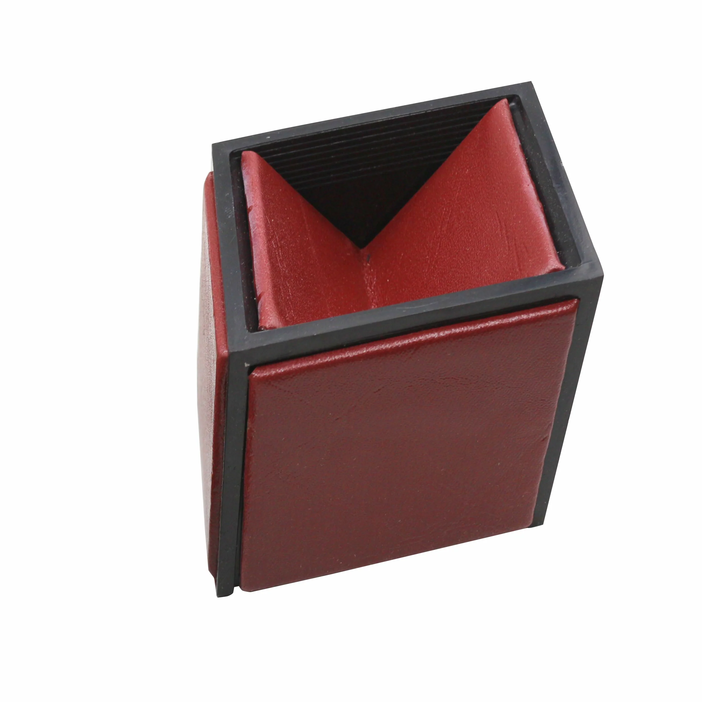 Senator Rexine Leather Office Desk Organizer 7pcs Set With Watch #20(Red) - Image 5