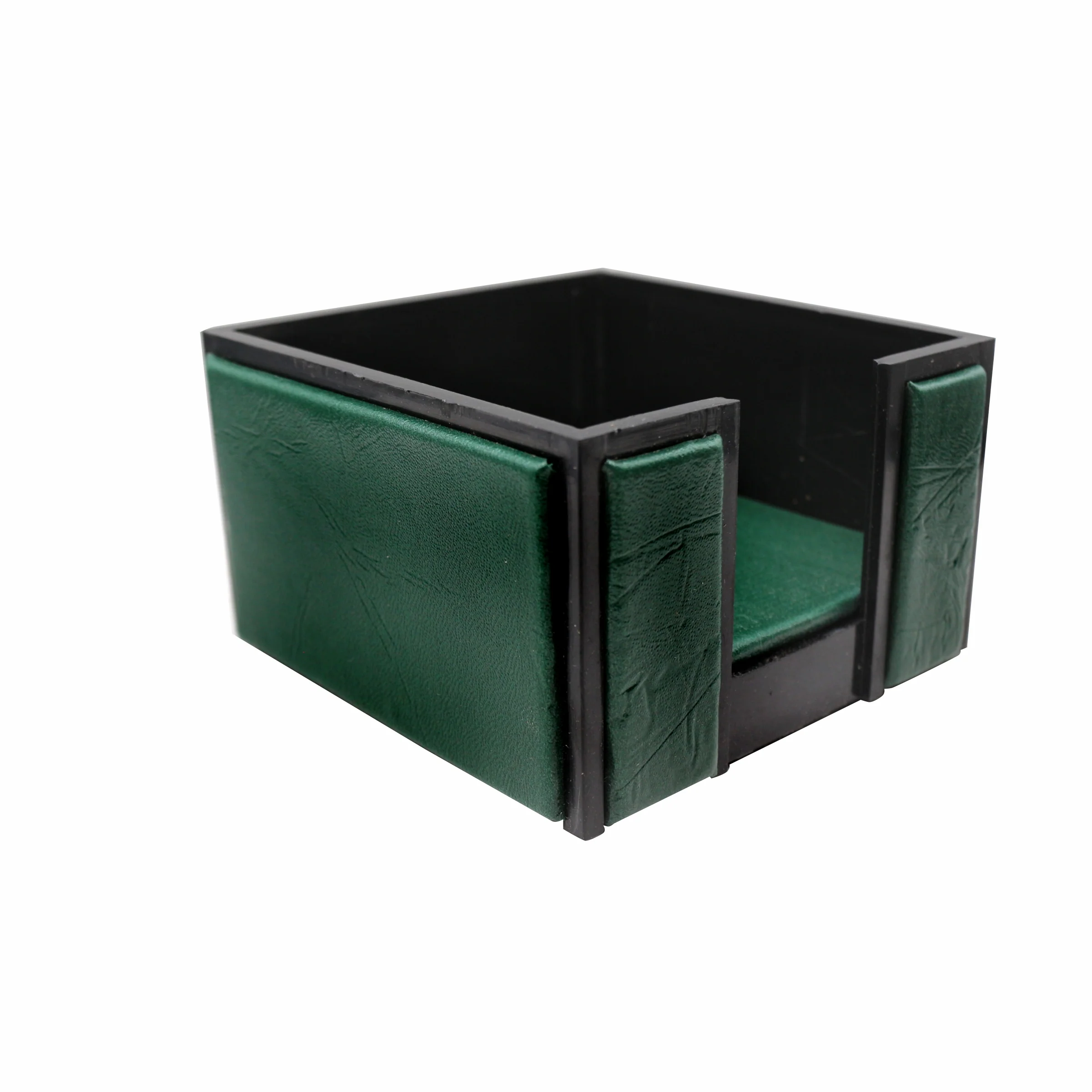 Senator Rexine Leather Office Desk Organizer 7pcs Set With Watch #20 (Green) - Image 6