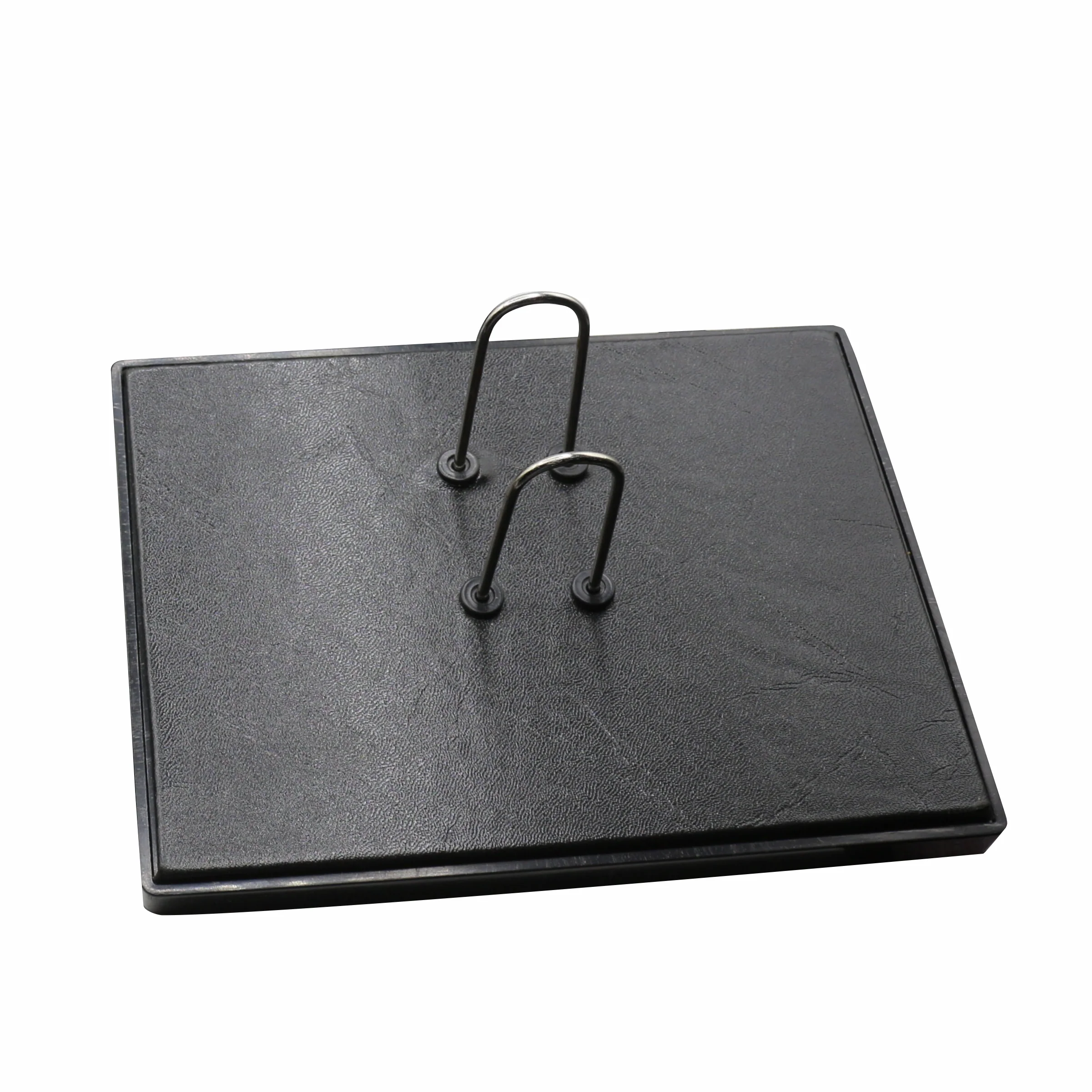 Senator Rexine Leather Office Desk Organizer 8pcs Set With Watch #20(Black) - Image 2