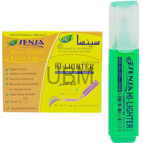 Sensa HighLighter Chisel Tip 1pc - Image 2