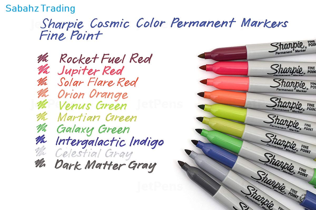 Sharpie Cosmic Color Fine Point Permanent Markers Pack of 12 (2010958) - Image 2