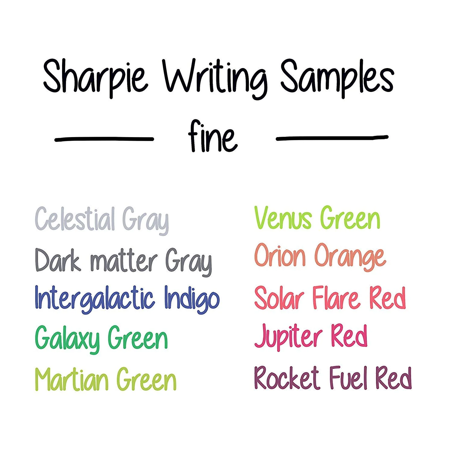 Sharpie Cosmic Color Fine Point Permanent Markers Pack of 12 (2010958) - Image 4