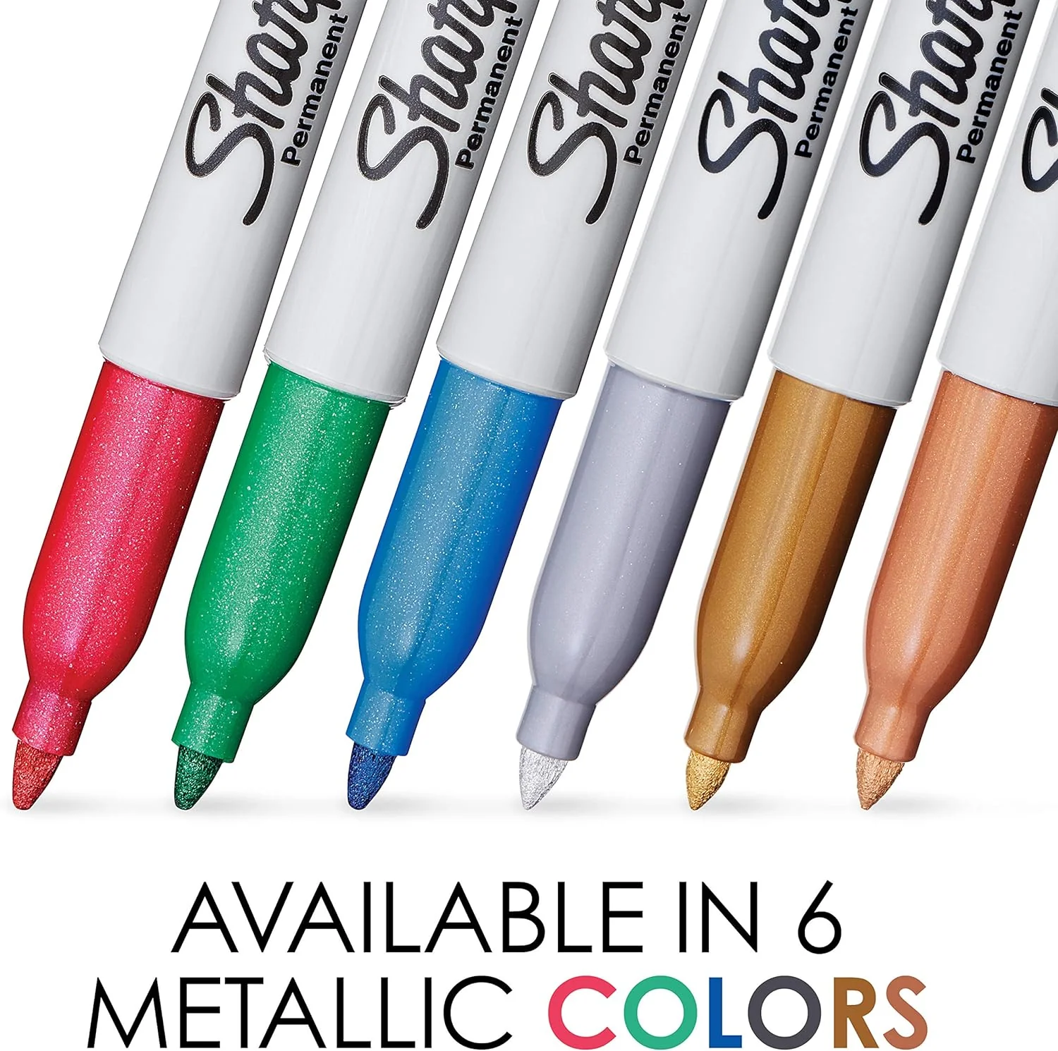 Sharpie Metallic Fine Point Permanent Markers Pack of 6 (2029678) - Image 2