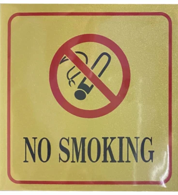 Sign Sticker 3x3 Golden - Image 2