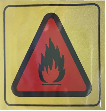 Sign Sticker 3x3 Golden - Image 7