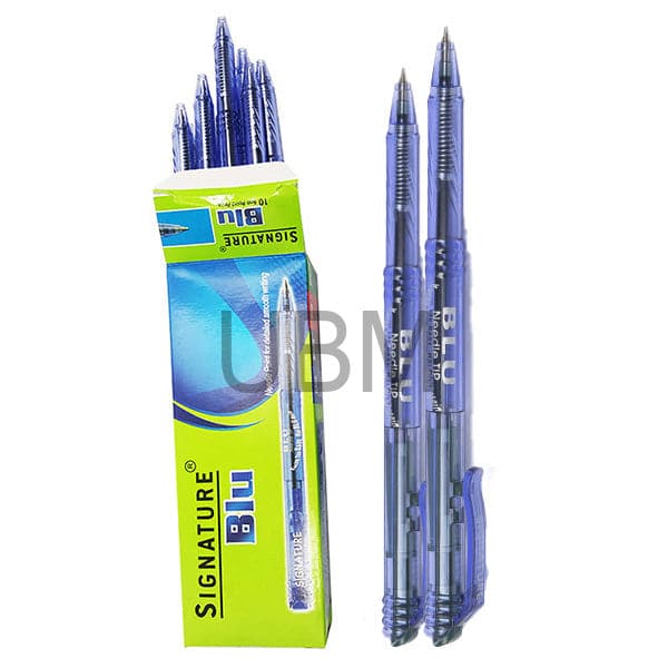 Signature Blu Ballpoint Pen Pack of 10 - Image 3