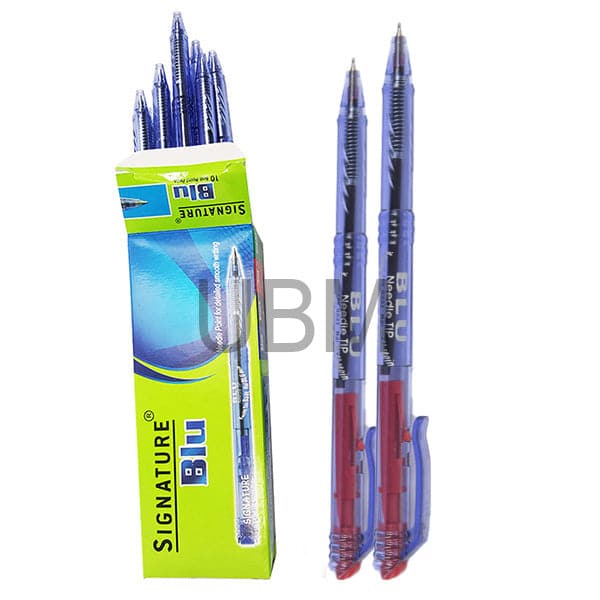Signature Blu Ballpoint Pen Pack of 10 - Image 4