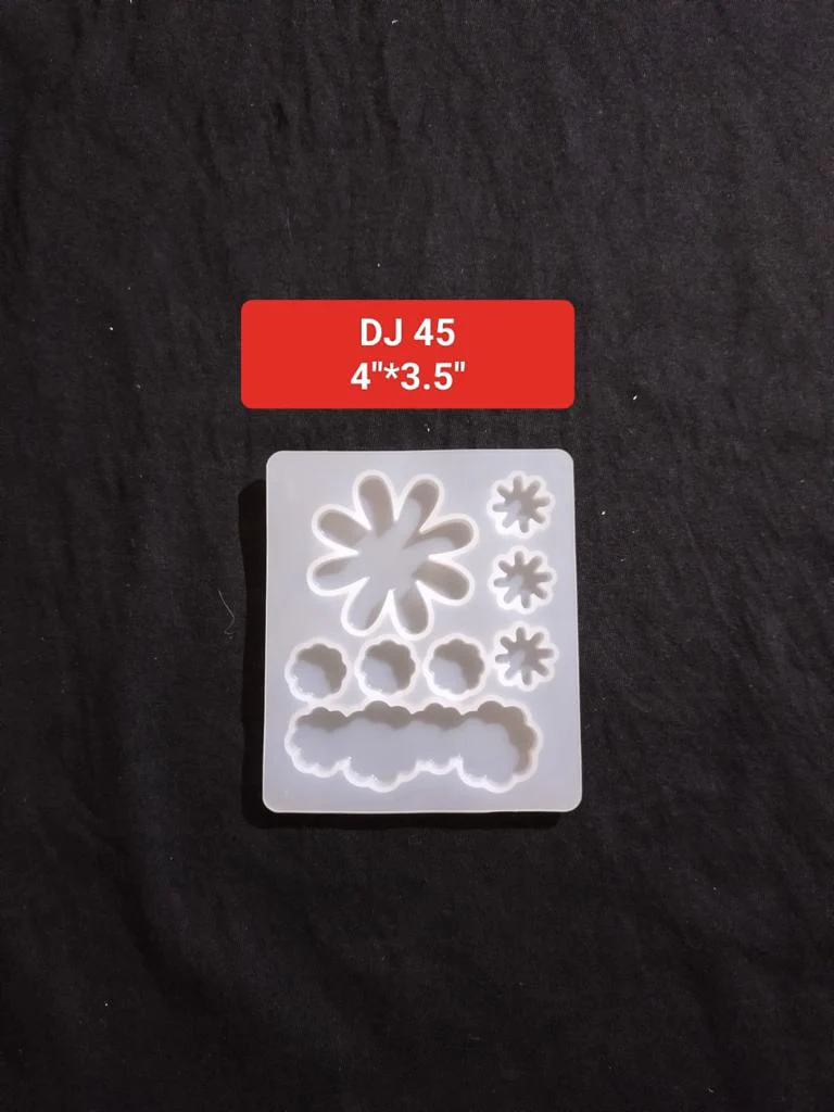 Silicone Hair Pins Mold Epoxy Resin Mold 4''*3.5''