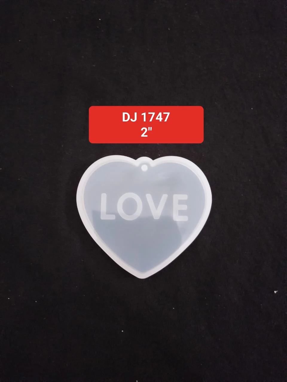 Silicone Keychain Heart Shape Silicone Molds