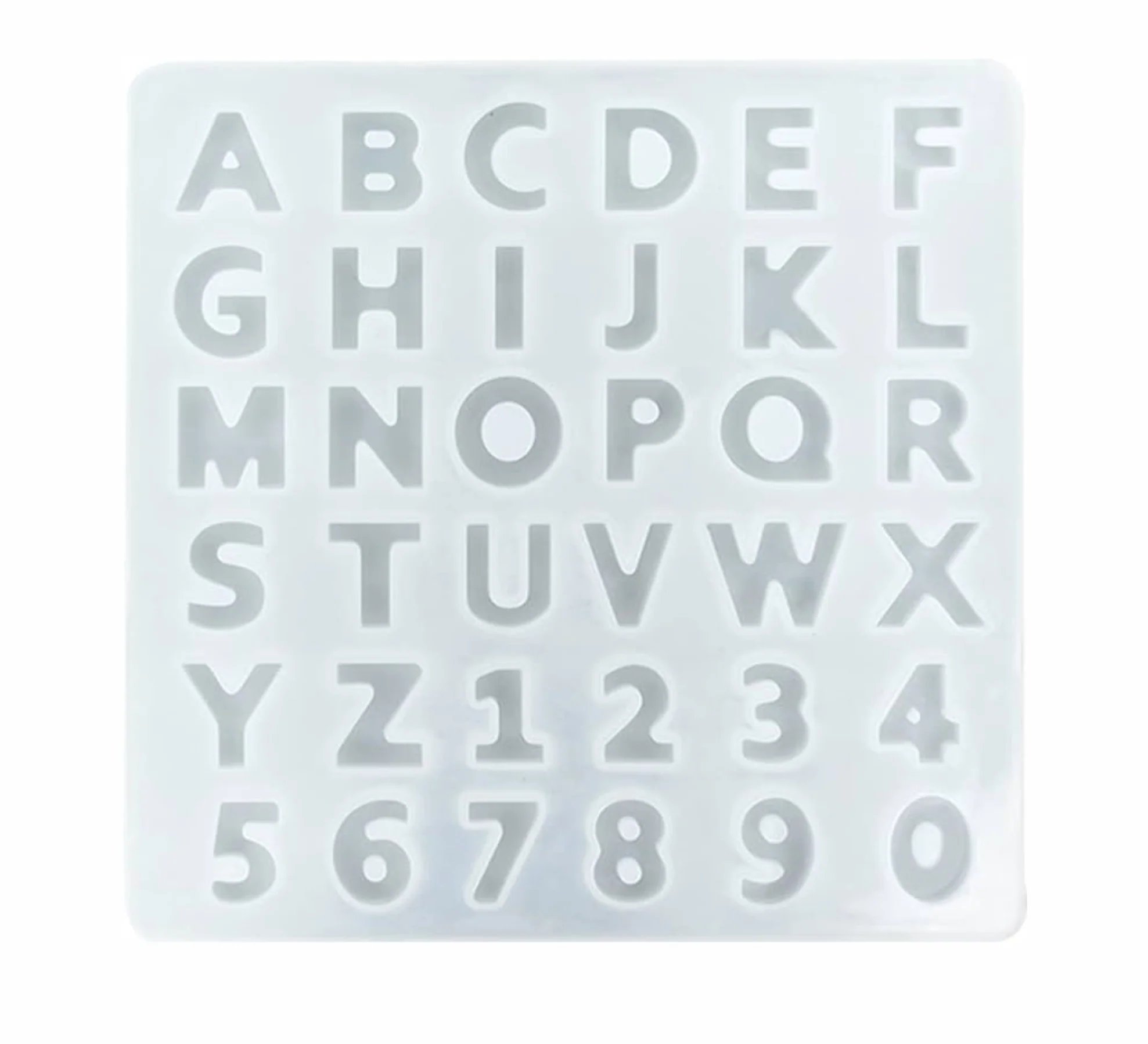 Silicone Mold ABC DJ-2060/1195 - 5x5 - White