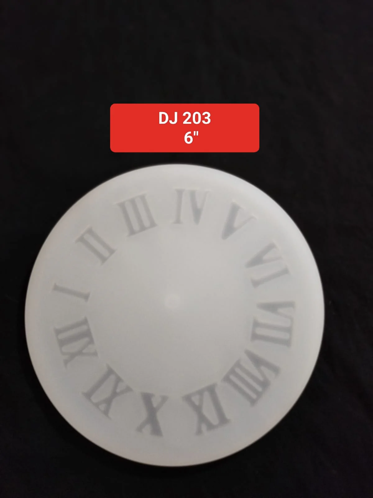 Silicone Mold Clock Resin Epoxy Mold 6''