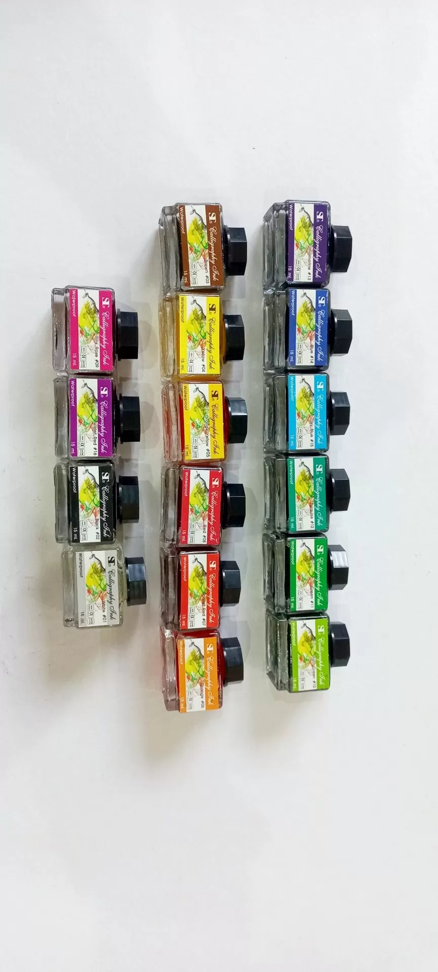 ST Waterproof Calligraphy Inks In 16 Colors 15ml - Image 3