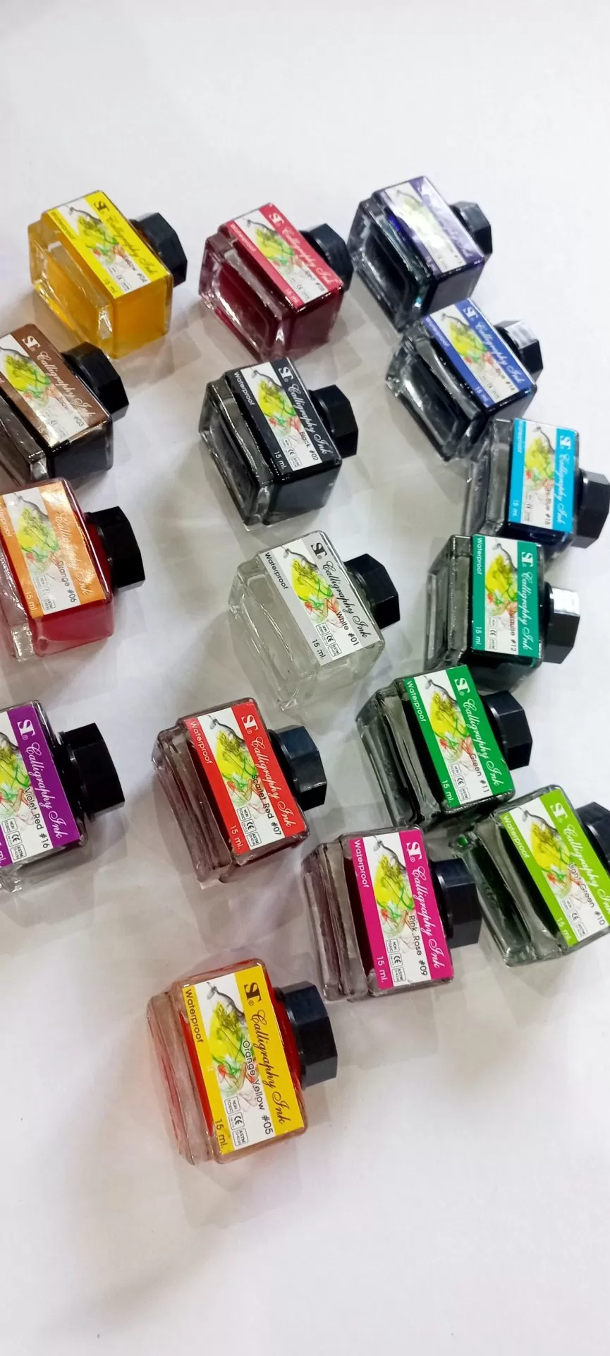 ST Waterproof Calligraphy Inks In 16 Colors 15ml - Image 4